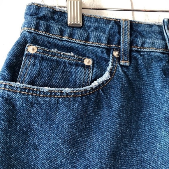 Zara 5 Pocket High Waist Jean Denim Mini Skirt M - Picture 5 of 6